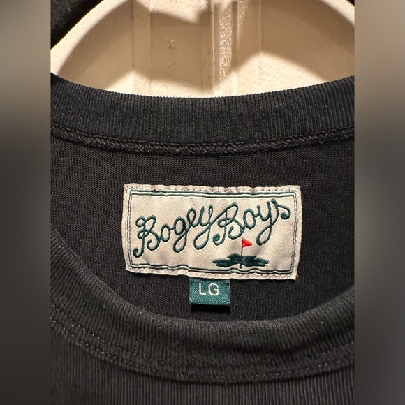 Bogey Boys Essential Black Men’s T-Shirt Midweight , size Large - Picture 3 of 8